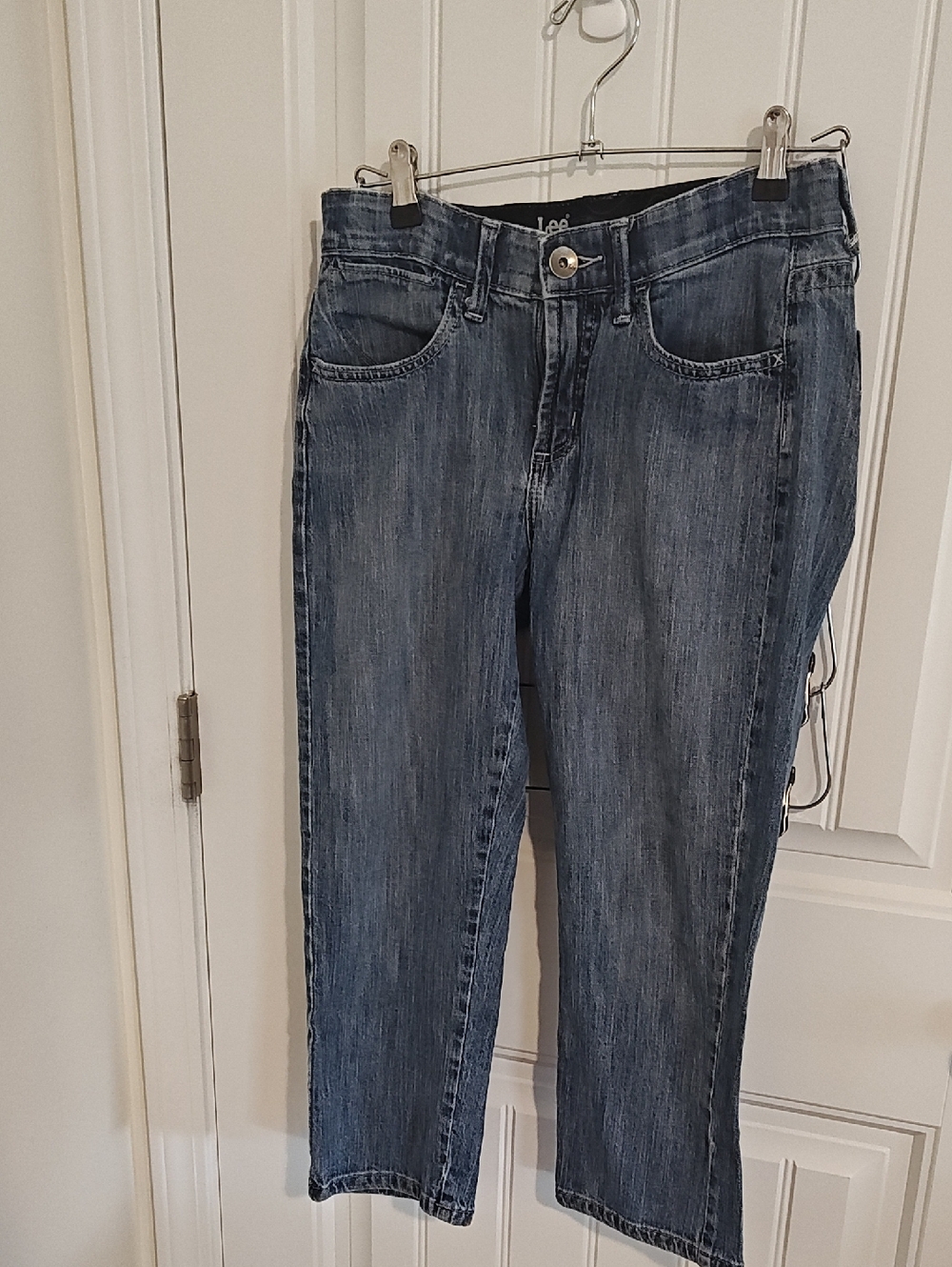 Lee Women's Straight Leg Capri  Jeans Platinum Label Size 6 Reg
